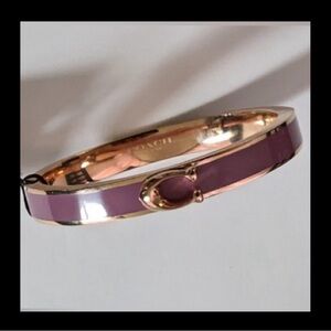 COACH PURPLE BANGLE BRACELET